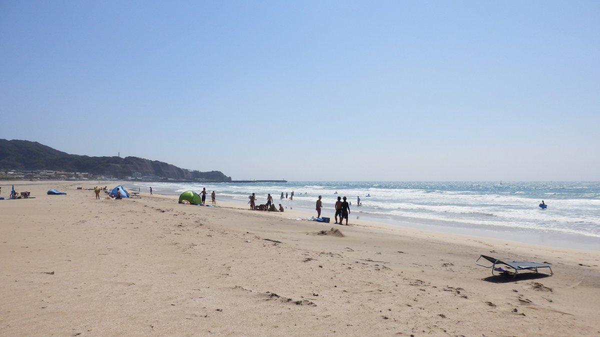 Pantai Onjuku, satu pantai terbaik dekat Tokyo Jepang.