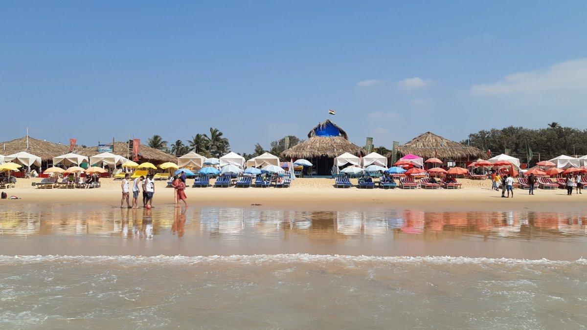 Pantai di Goa India