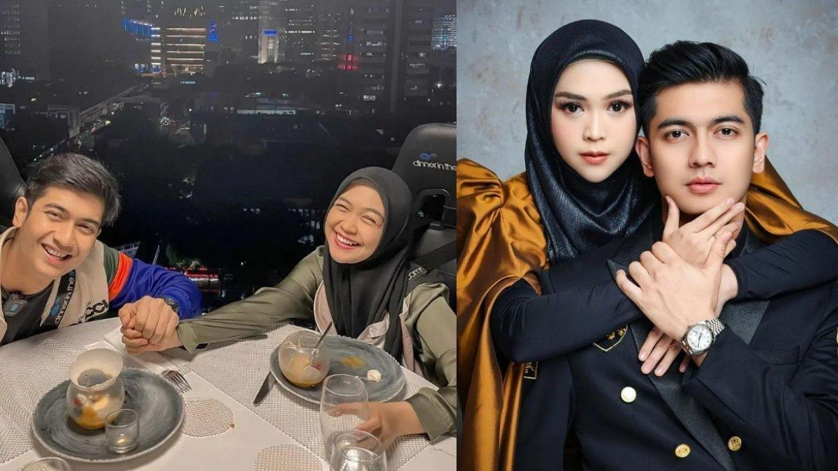Pasangan suami istri, Teuku Ryan dan Ria Ricis.