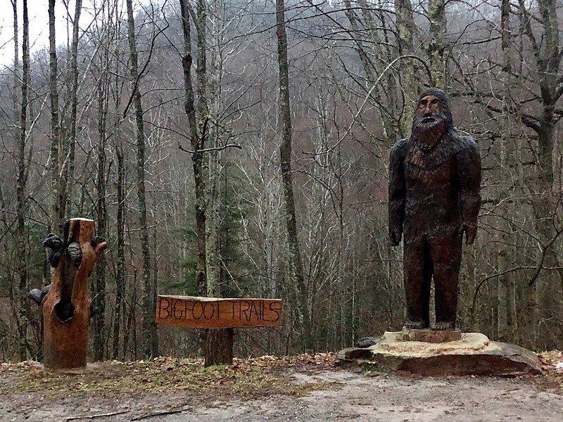 Patung Jalur Bigfoot, Cataloochee, NC