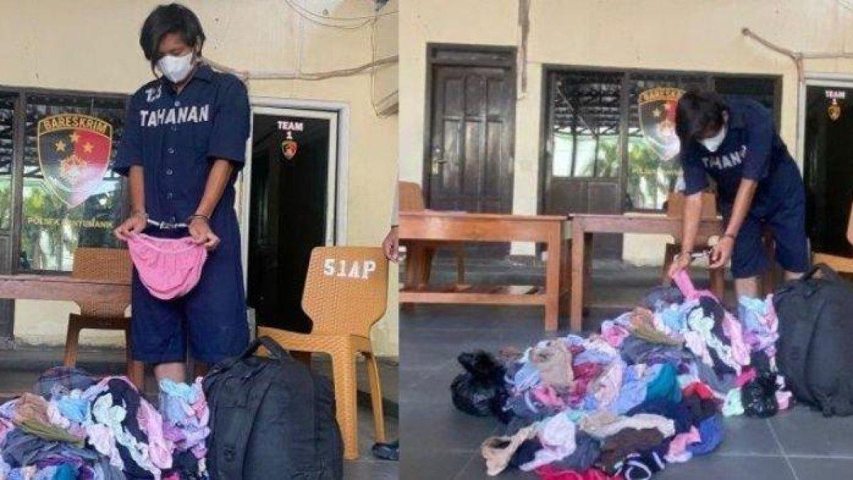 Pedagang siomay asal Bandung curi ratusan celana dalam di Semarang, terkuak alasannya.