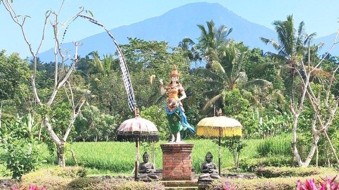 Pemandangan indah wisata Desa Coklat Bali di Kabupaten Tabanan.