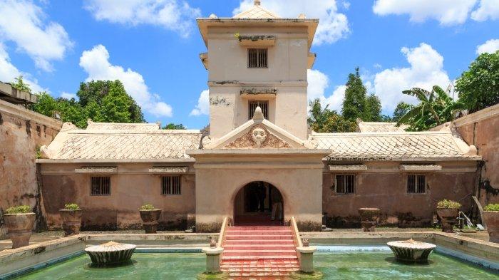 Penampakan area dalam wisata Taman Sari di Patehan, Kecamatan Kraton, Jogja.
