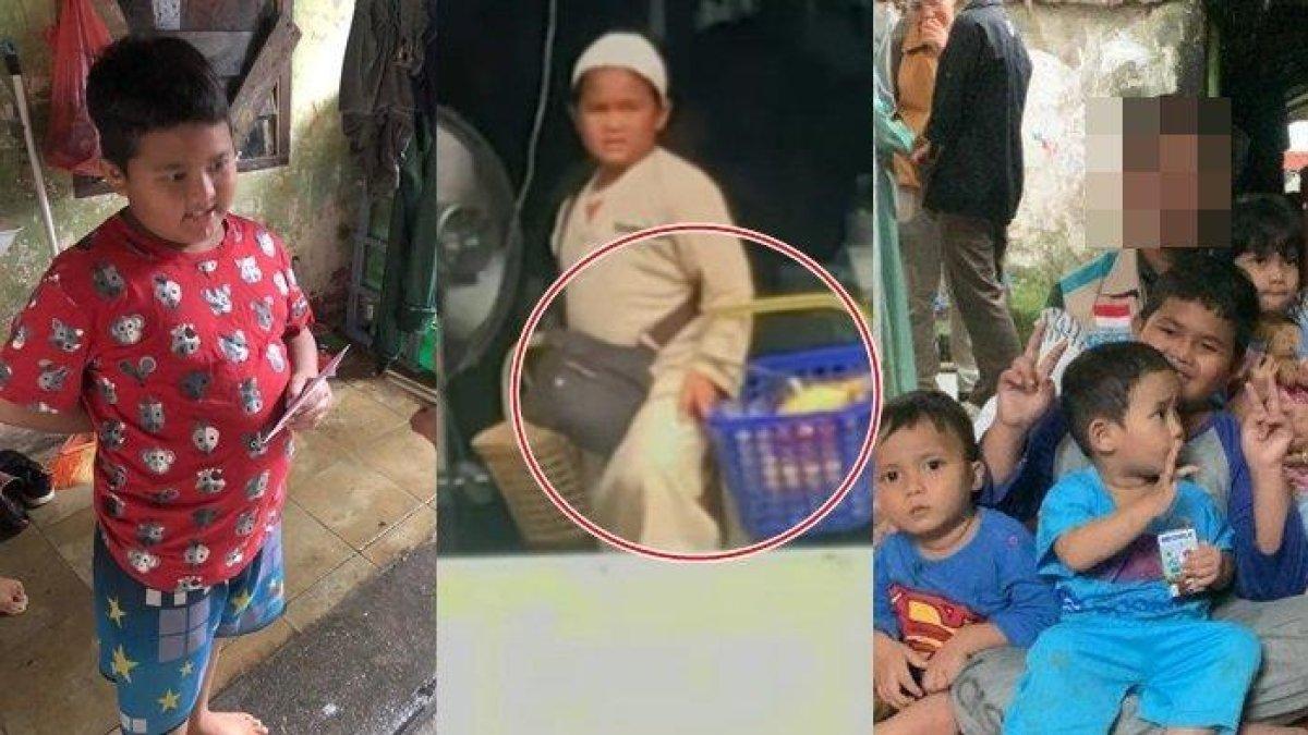Perjuangan Iki bocah 11 tahun di Palembang hidupi 3 adik balita.