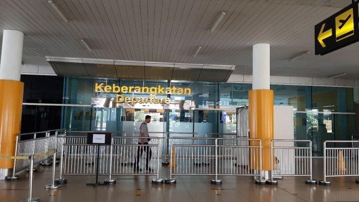 Pintu keberangkatan Bandara Sultan Thaha, Jambi yang baru