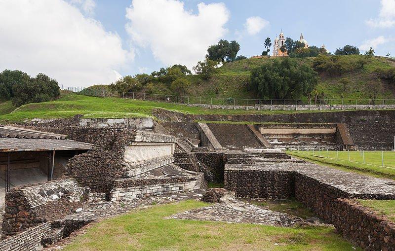 Piramida Besar Cholula, Puebla, Meksiko