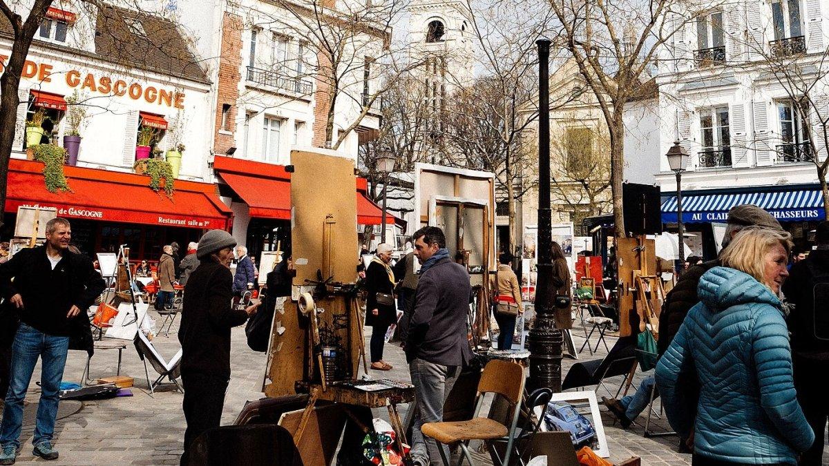 Place du Tertre, Paris, Prancis
