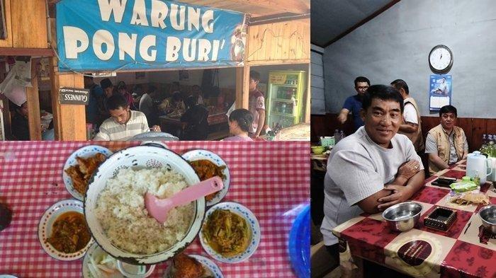 KULINER - Pong Buri, Warung Makan Legenda di Rantepao Toraja Utara Sulsel. Warung Makan ini menjadi tempat favorit Gubernur Sulut YSK untuk makan.