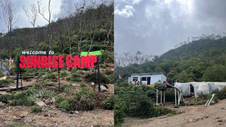 Pos 3 atau camp area pendakian Gunung Sindoro via Kledung.