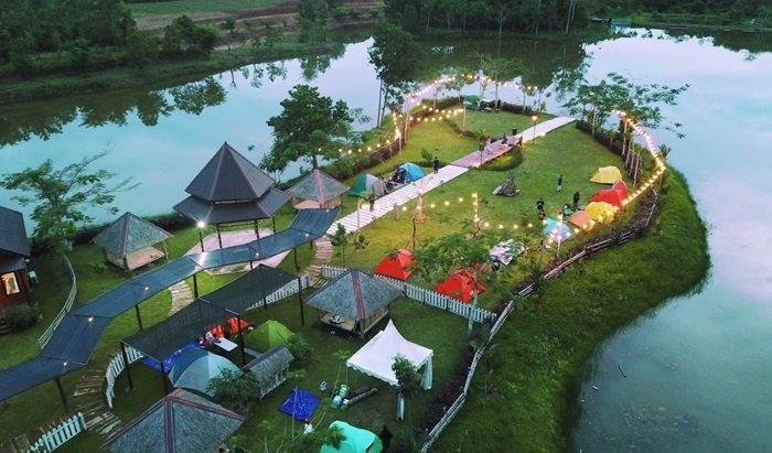 Potret Amanah Borneo Park, rekomendasi tempat wisata di Cempaka, Kota Banjarbaru, Kalimantan Selatan yang cocok untuk liburan bareng keluarga.
