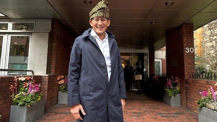Potret Sandiaga Uno di KBRI London. Sandiaga Uno memastikan konser Coldplay di Indonesia hari ini, Rabu (15/11/2023) akan berjalan aman.