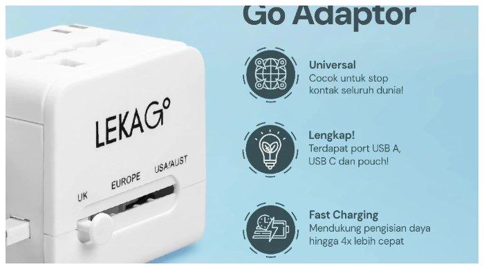 Produk adapter dari merk Leka Go LGTA-001 Universal Go
