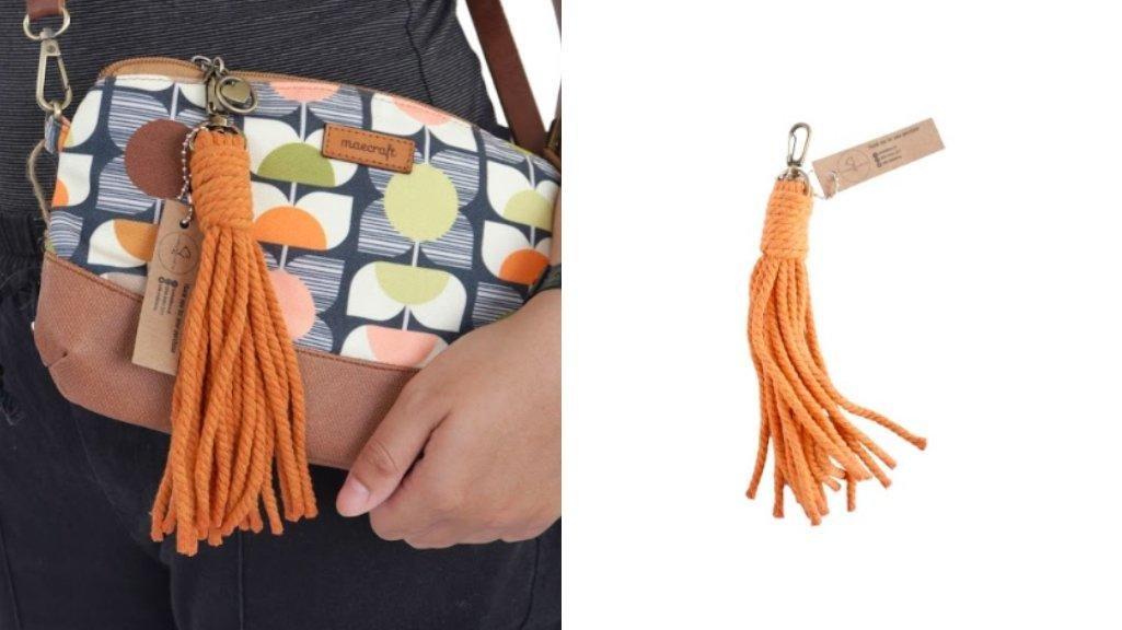 Produk gantungan makrame buatan tangan yang menjadi favorit pelanggan UMKM Simbokhore.