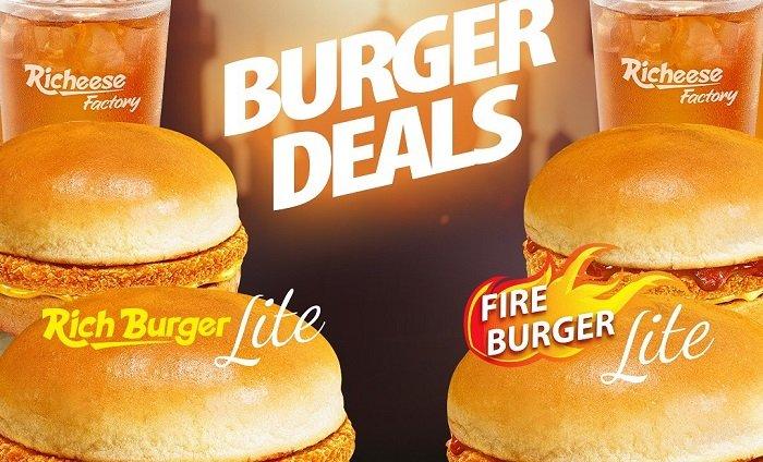 Promo Burger Deals dari Richeese Factory untuk bulan Ramadhan 2024.