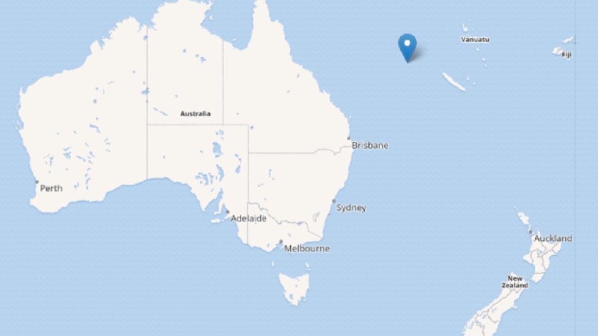 Pulau hantu ini konon terletak di timur laut Australia