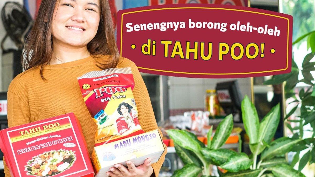 Pusat Tahu Takwa POO, satu pusat oleh-oleh di Kediri Jawa Timur.