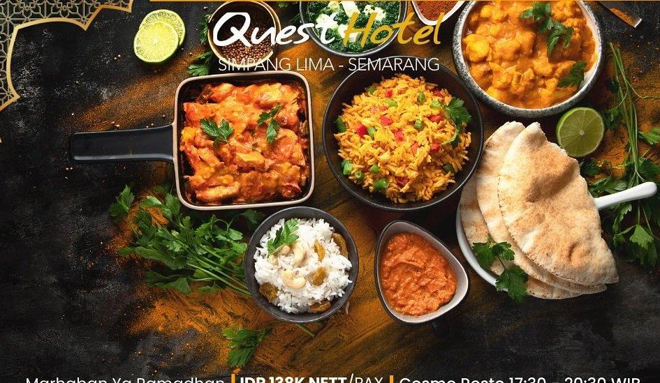 Quest Hotel Simpang Lima, satu hotel di Semarang Jawa Tengah yang menawarkan paket bukber all you can eat Ramadan.