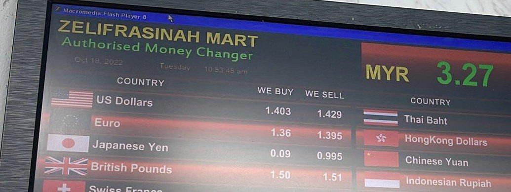 Rabi Trading, satu money changer terbaik di Singapura buat menukar uang.