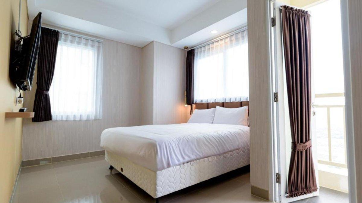 Ilustrasi tipe kamar yang ada di RedLiving Apartemen B Residence BSD - B Hotel
