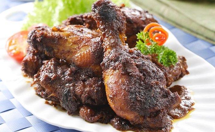 Ayam bakar kecap santan.