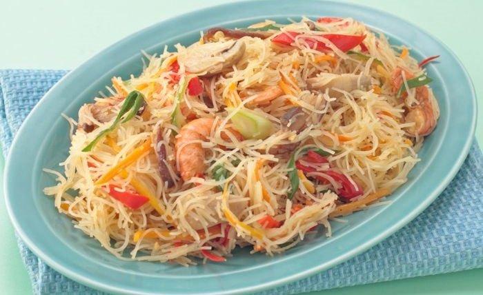 Bihun goreng jamur.