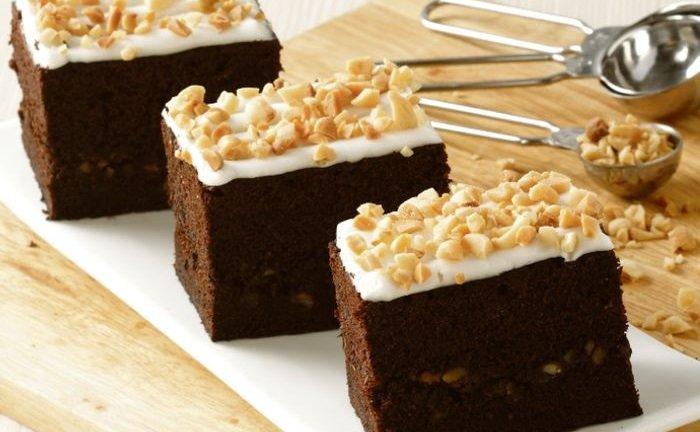 Brownies kukus kacang.
