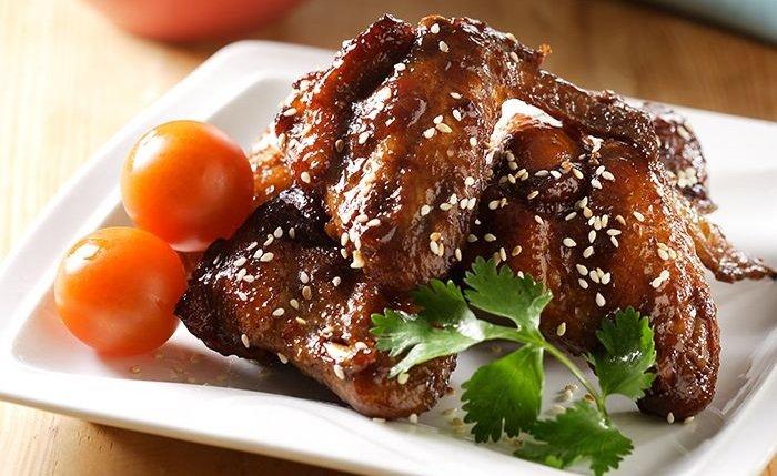 Chicken wings teriyaki.