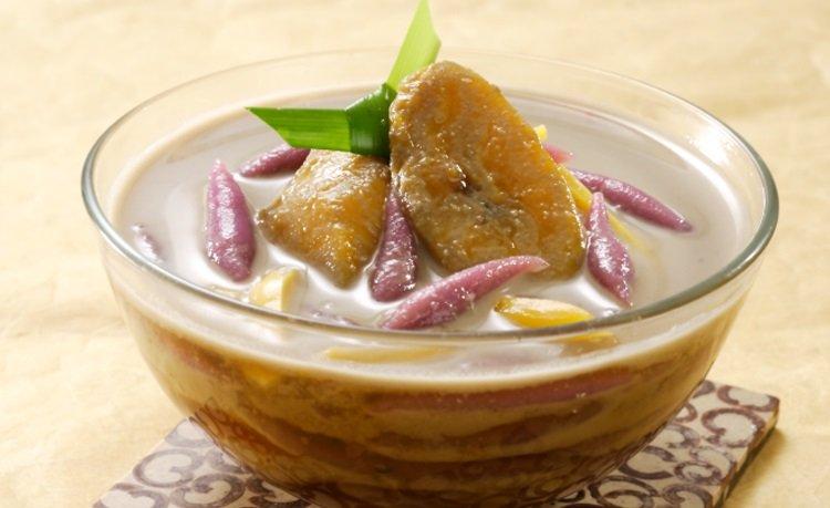 Kolak cendol ubi.