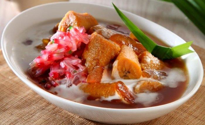 Kolak pisang pacar cina.