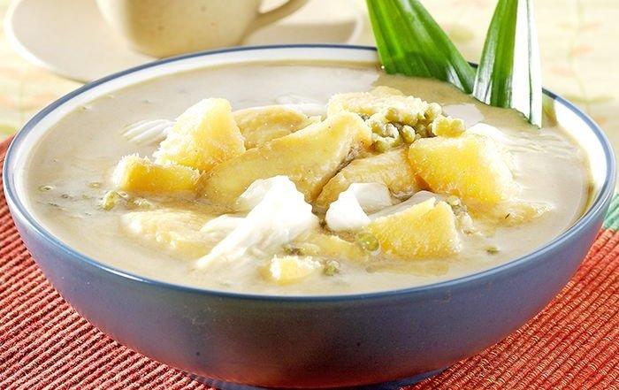 Kolak singkong pisang kepok.