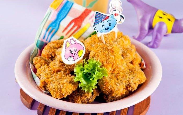 Nugget daging jamur.