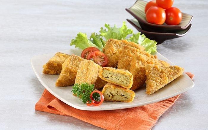 Nugget daging kari.