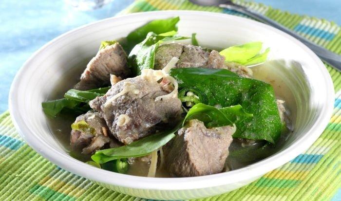 Sapi masak kuah kecombrang.