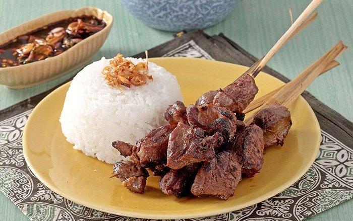 Sate kambing Tulungagung.