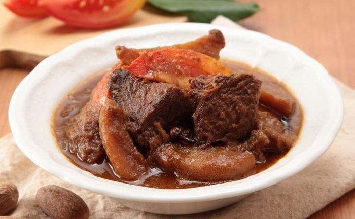 Ilustrasi menu olahan daging.