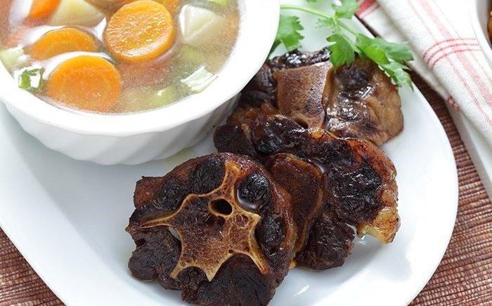 Sop buntut bakar.