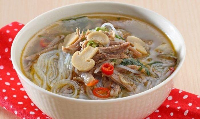 Ilustrasi menu sop daging.