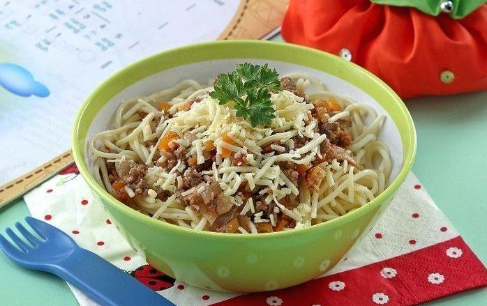 Spaghetti bolognese.
