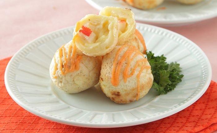 Takoyaki crabstick keju.