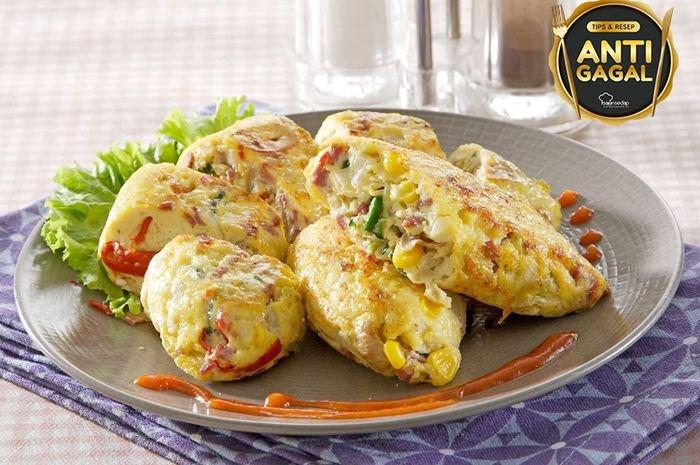 Telur dadar cabai enak dan simpel.