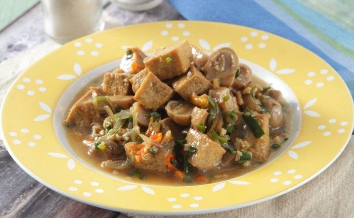 Tumis tahu merang.