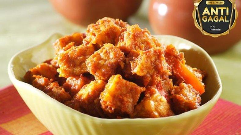 Resep tumis tempe ebi.