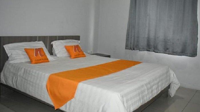 Kamar penginapan di hotel Residence Tanjung Pakuan, Bogor.