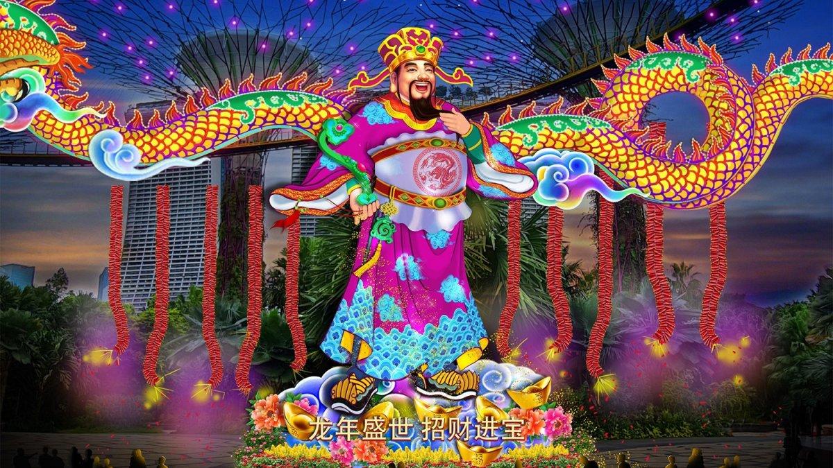 River Hongbao, satu event Imlek terbaik di Singapura 2024.