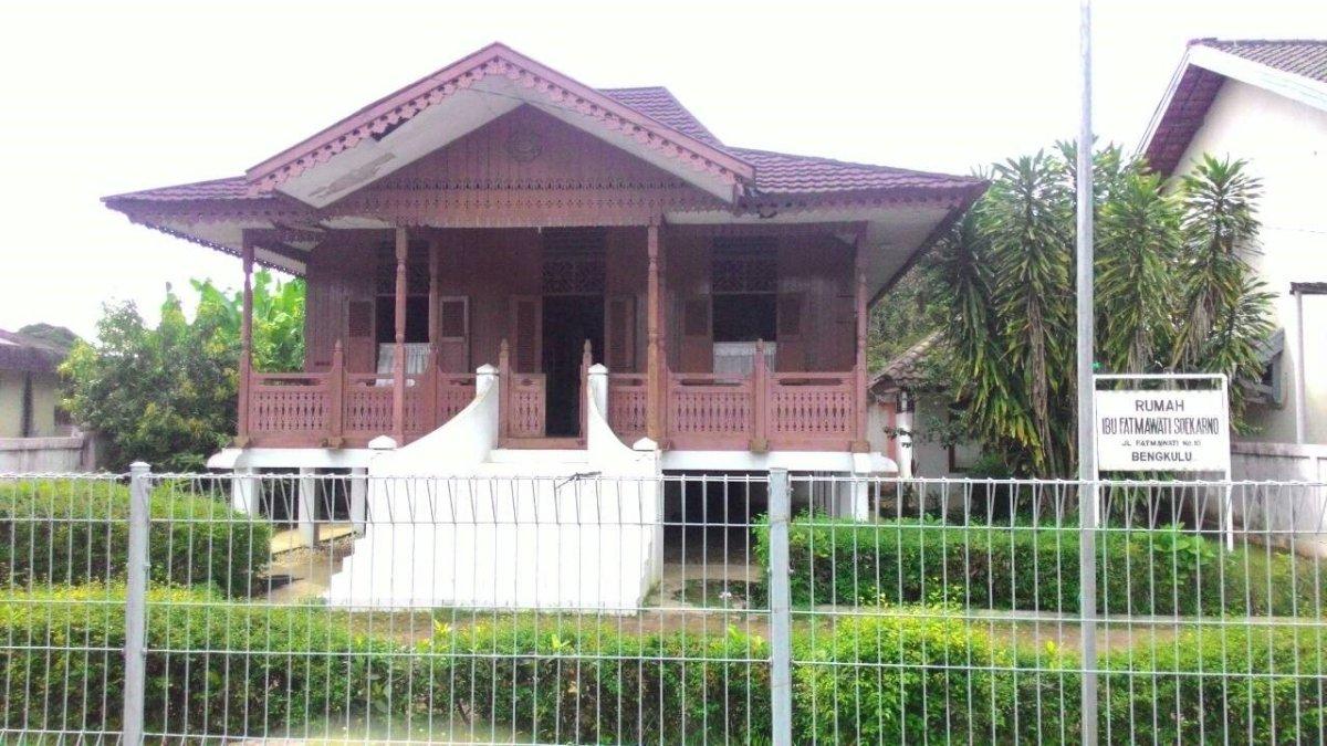 Rumah Ibu Fatmawati Soekarno di Bengkulu.