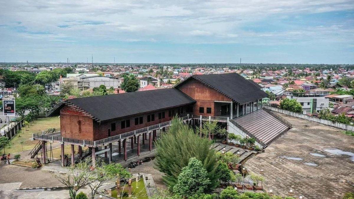 Rumah Radakng di Pontianak, Kalimantan Barat.