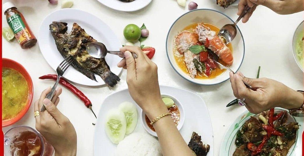 Rumah Sambal Acan Raja Banjar di Banjarmasin, Kalimantan Selatan.