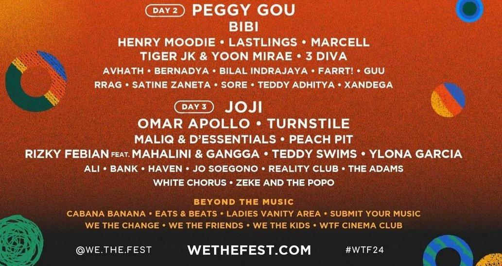 Rundown We The Fest 2024.