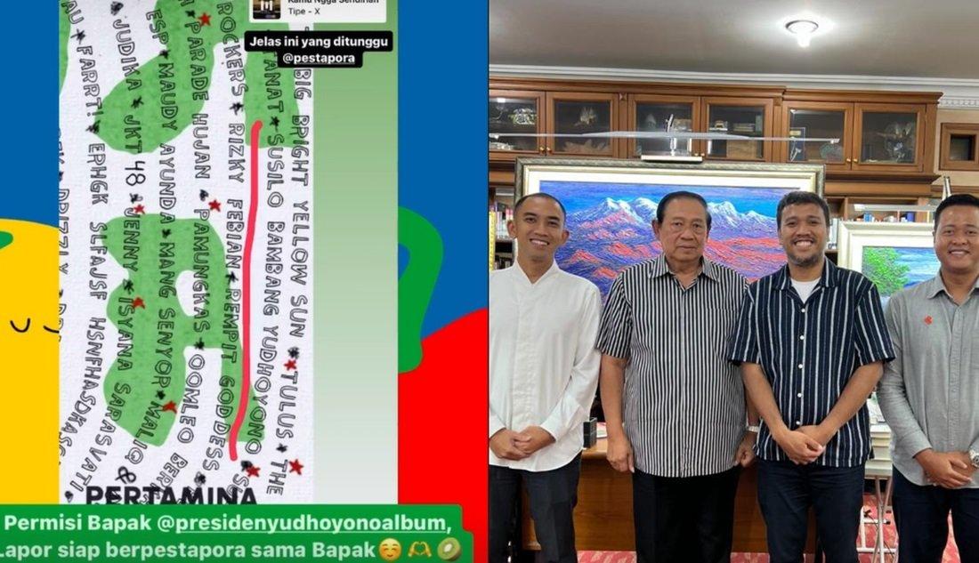 SBY akan tampil di Pestapora 2024.