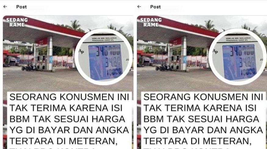 Sebuah SPBU di Jambi viral lantaran mengisi BBM tidak sesuai dengan uang yang dibayar konsumen.